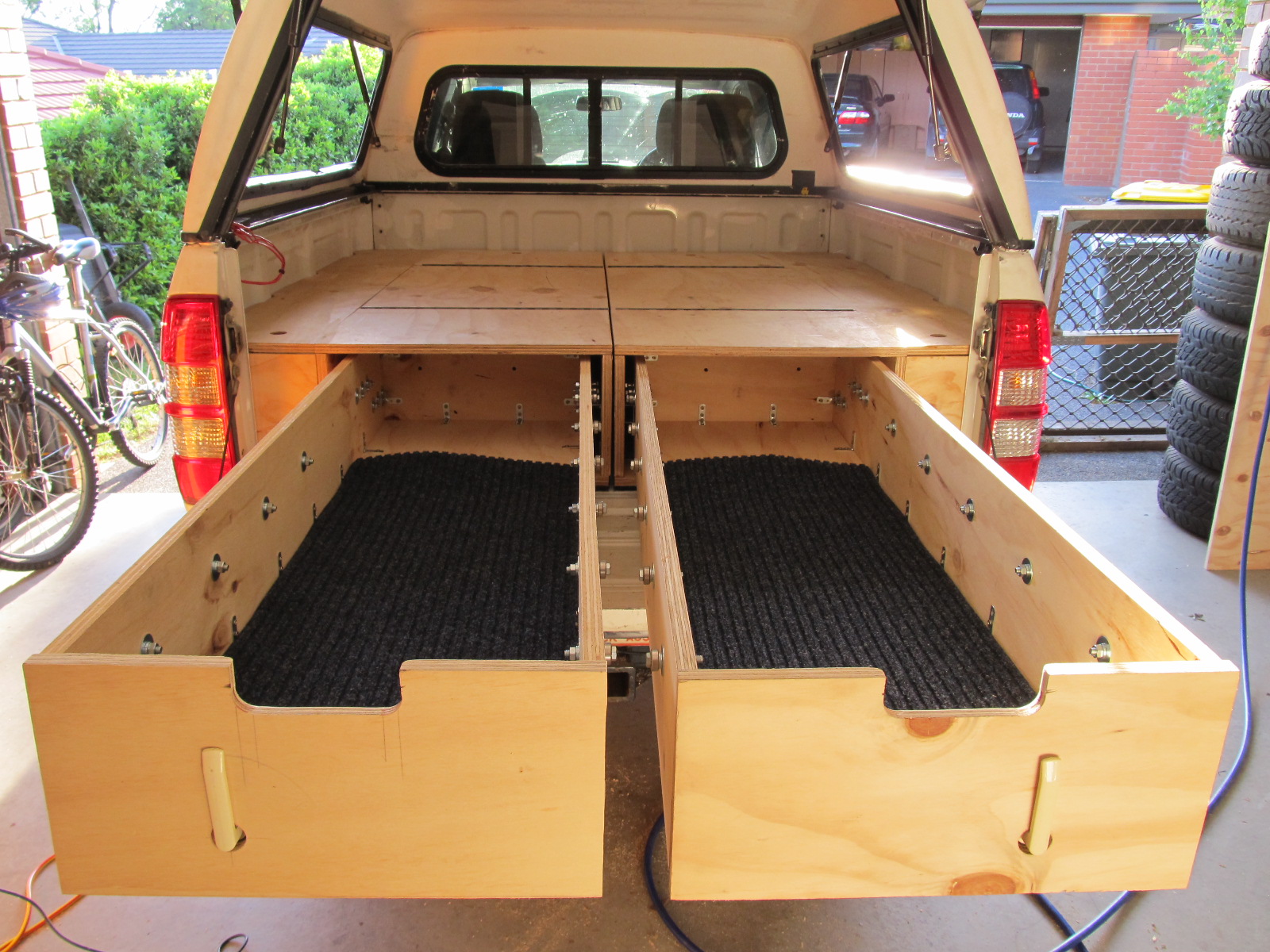 The Townsville Handyman's DIY Custom Drawers for the tray of your 4×4 / ute  / truck – The Townsville Handyman